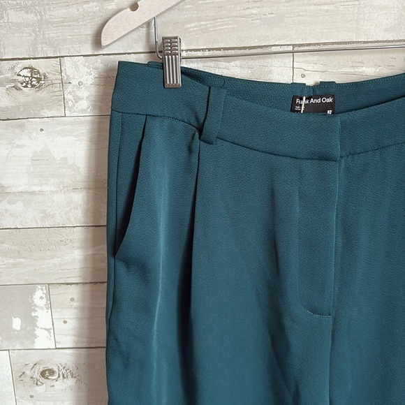 NWT FRANK & OAK High-Waisted Pants - Picture 4 of 10